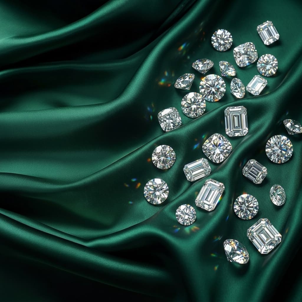 Luxury Green Silk